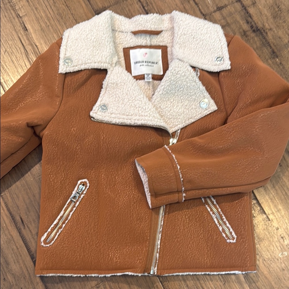 Urban Republic Tan Faux Shearling Jacket